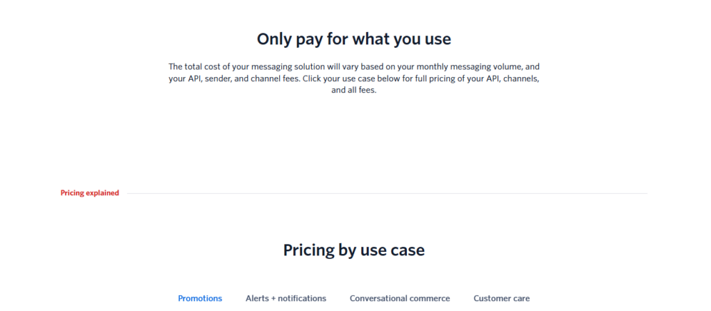 Twilio pricing