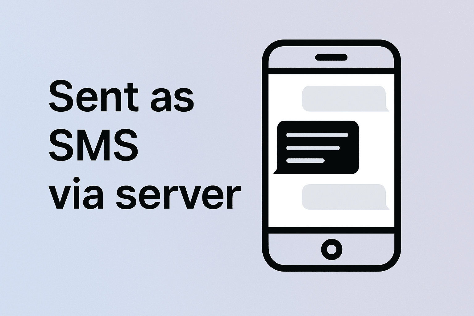 Sent as SMS Via Server: Meaning for Businesses