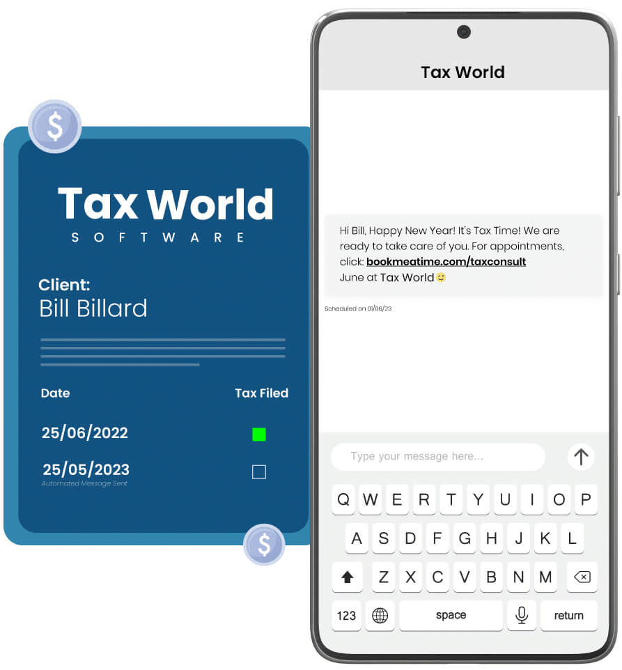 SMS appointment booking