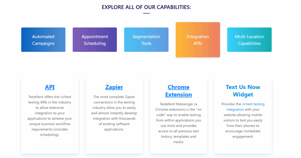 Textellent Capabilities