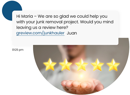 Using SMS to ask for feedback