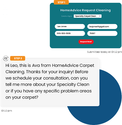 Business SMS example