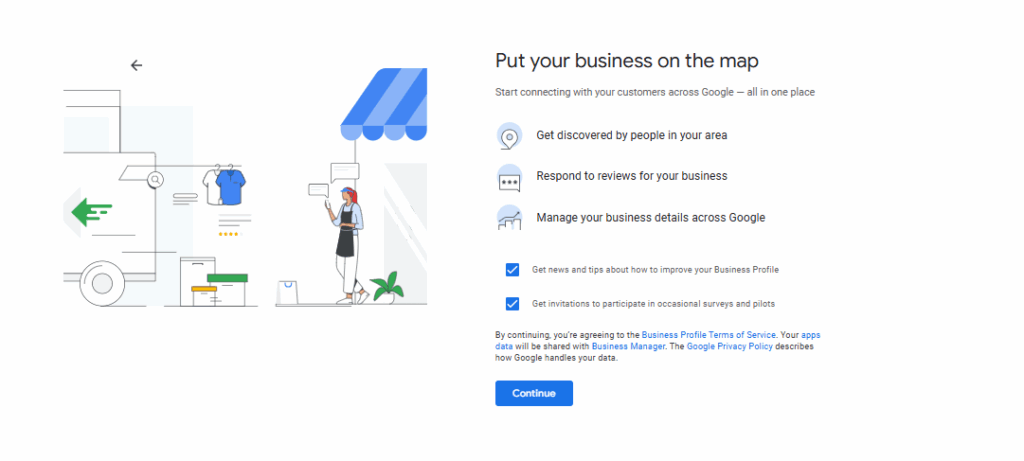 Google Business profile connections